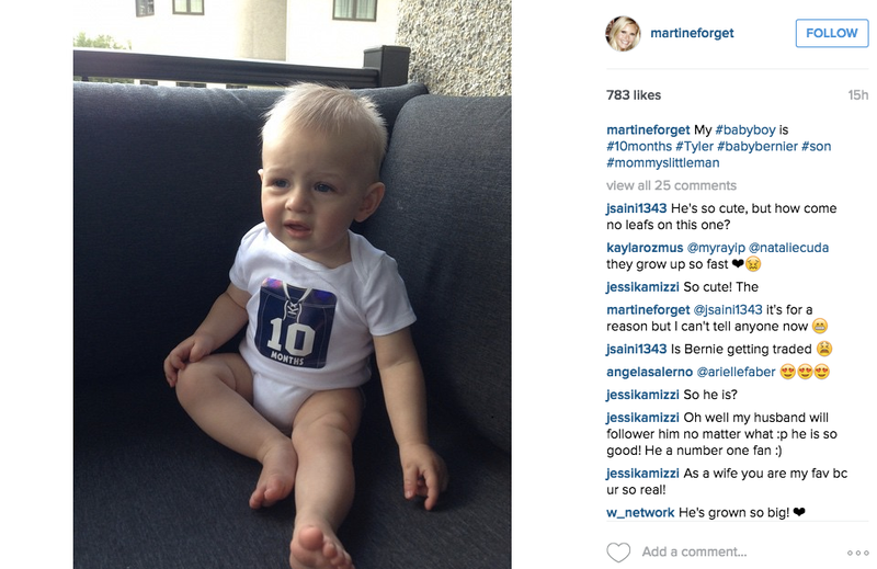 Illustration for article titled Jonathan Bernier Might Leave Toronto, If You Believe His Baby's Onesie